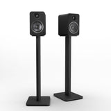 Kanto YU4 140W Powered Bookshelf Speakers with Bluetooth and Phono Preamp - Pair, Matte Black with V398-KO-YU4MB-SP26PL