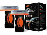 2PCS Glass Cleaner, 3.38Oz Roll-On Glass Compound with Cleaning Board, Removes Oil Film & Smudges to V1192-AZ-W-17720