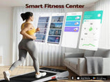 Everfit 3 in 1 Walking Pad Treadmill 20% Auto Incline Under Desk Treadmills for Home Gym With 40cm TMILL-400-AINC-WH