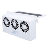 Solar Powered Car Exhaust Fan 3 Heads Odor Removal Multifunctional Air Purifier Cooling Fan for Home V1294-YM0901-3113240151212