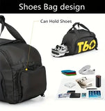 T60 Upgraded Sports Bag Wet-Dry Separation Independent Shoe Compartment, Large Capacity, Multiple V1232-JSB-T60-001
