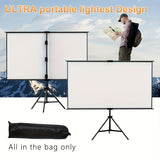 60in Portable and mobile projection screen with tripod stand, 169 HD format, suitable for home V1106-TYYPM001