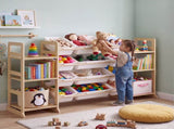 Levede Kids Toy Box Organiser 12 Bins 6 Shelves Display Storage Rack Playroom EA0302-NT-AU