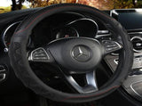 Car Steering Wheel Cover - 3D Honeycomb Breathable Mesh - Anti-Slip Sweat-Absorbent Grip for V888-ELOSUNG54999-4