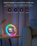 Color-Changing Bluetooth Speaker with Wireless Charging Pad V1102-DSZ-001-02578