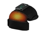 Livemor Knee Massager with Heat, Cordless Heated Knee Massage for Pain Relief with Heating Levels, KNEE-MASSAGE-02-BK