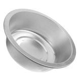 Large Dishwashing Tub for Household Use in Silver Aluminum Round Bowl 1Pack V1369-AZ3-W-23299