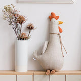 Cartoon Stuffed Plush Animal Pillow Cotton Goose Giraffe Rooster Plush Cushion Animal Cushion Home V1294-YM0523-10323826