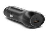 Cygnett CarPower 45W USB-C Car Charger - Black , Aluminium Alloy Finish, LED Charge V1202-V2-MPA-CY4707CYCCH
