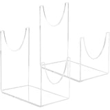 2pcs Acrylic Display Stand Transparent Holder for Home Office and Craft Showcase V1370-AZ4-11390