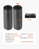 VEVOR Rubber Mulch Roll for Landscaping 96 x 22in Rubber Mulch Mat Pathway V952-XJJFGW96INCH6L1CBV0