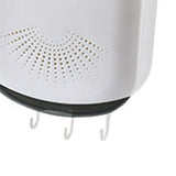 Wall Mounted Chopsticks Holder Dust Prevention 3 Compartments Large Capacity Draining Utensil V1294-YM0626-3118230011312