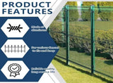 300 Pieces T Post Wire Clips Fence Fencing for Securing Galvanized Steel Barbed Garden Farm Highway V1259-DP01-A-1131