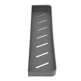 Shower Caddy Space Aluminum Rustproof Smoothing Simple Black Sturdy Bathroom Wall Shelf with 5 Hooks V1294-YM0901-3112230086612