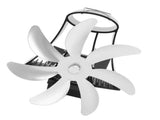 Wood Fan Pipe Fireplace Fan 7 Blades Fan On Chimney Silent Motors Heat Powered Wood V1294-YM0706-3114230124313