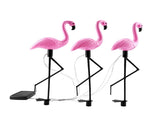 3 In 1 LED Flamingo Solar Power Light for Outdoor Waterproof Yard Garden Lawn Lamp V1294-YM0727-ZM00583