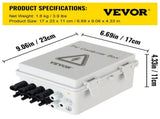 PV Combiner Box, 4 String with 15A Rated Current Fuse, 63A Circuit Breaker, Lightning Arreste V952-G2415A63AIP654HIKV0