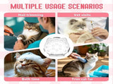 Cat Grooming Mask with Anti-Bite, 2025 New Cat Muzzle for Grooming Mouth Cover Breathable Hood, V1258-DP02-F-840