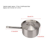 Stainless Steel Composite Bottom Cooking Pot Single Handle Saucepan with Lid Kitchen Cookware V1294-YM0901-3113200010211