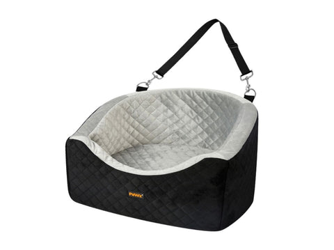 Pawz Dog Car Booster Seat Belt Pet Safe Protector Travel Bed PT1240-S-BK_NZ