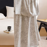 Bamboo Fibre Cooling Blanket Silver Bamboo Pattern 150x200cm for Summer Bed and Air Conditioned V888-ELOSUNG54970-7