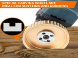 5PCS Angle Grinder Wood Carving Disc Set, Polishing Wheel Pad Sanding Disc for Wood, Stump Grinder V1107-146-91425