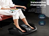 Livemor Full Back Massage Seat Cushion Heating With Kneading Foot Massagers MASSAGE-188-BARON-BK