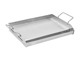 Stainless Steel Griddle, 17x13 inch Universal Flat Top Rectangular Plate, Gas Grill Griddle for BBQ V952-SCJPBXG1713IYPLMKV0