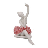 Dancing Ballerina Girl Figurine Ceramic Ballet Girl Figure Ballet Dancer Statue Sculpture Desk V1294-YM0706-3115230068711