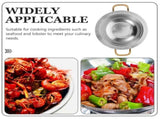 Lightweight Stainless Steel Pot for Efficient Heat Conduction Versatile Use V1370-AZ4-09608