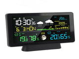 Digital Weather Clock Home Wireless Indoor Outdoor Temperature Alarm Clock 7.5in Color Display V1294-YM0901-3111240141111