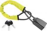 Steering Wheel Lock - Belt Lock - with 3 Keys - Yellow - Universal - Steering Wheel Anti-Theft V1188-NK-BOL-640