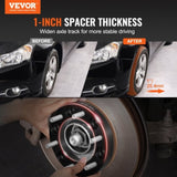 1" 6"x5.5" Wheel Spacers Wheel Adapters 6 Lug Forged Spacer 4 PCS Black V952-LSSFLP1YC6X5PNQ5TV0