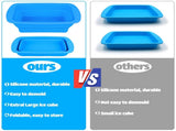 2pc Extra Large Ice Block Mold Silicone Ice Cube Molds Reusable Ice Cube Tray Foldable Big Ice Bath V1369-AZ3-W-05885