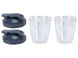 24OZ Transparent Blender Cup Container Lid Set Replacement Fit for 600W/900W Juicer V1294-YM0721-3113210035311