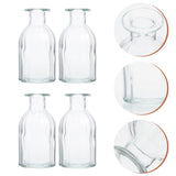 Glass Flower Container Aesthetic Flower Vase 4Pcs 5.5X3In V1369-AZ3-W-18427