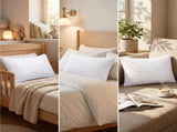 Adjustable Shredded Foam Pillow Dual Side Breathable Cooling Memory Foam Pillow for Side Back V1192-AZ-W-20071