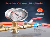 11.36 L Vacuum Chamber with Pump, 3.5 CFM 99 L/min, Single Stage Vacuum Pump, Stainless Steel V952-ZKBYZKTTZDJ1C7IAJ001V3