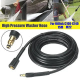 15 m M22 High Pressure Washer Hose Nilfisk C100 C110 C120 C130 C140, Plastic Replacement Hose V1189-LC-QP-00490