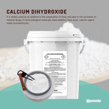 Kemmie 600g Calcium Hydroxide Powder Tub - Food Grade Pickling Lime FCC V238-SUPDZ-33022601691216