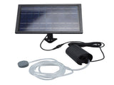 Solar Air Pump with 2 Bubble Stones with Hose 8W 10V 2400mAh ABS and Polysilicon Solar Oxygen Pump V1294-YM0706-3111230189611