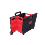 Foldable Shopping Cart - Portable Collapsible Wheeled Folding Trolley Crate V238-SUPDZ-52717721798