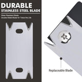 Woodworking Edge Banding Trimmer with Reversible Stainless Steel Blade for MDF Laminate Plywood PVC V1341-ZY-7U49ARZY-B1