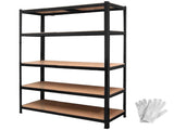 Heavy Duty Warehouse Shelving Rack Steel Garage Storage 180cm V178-66908