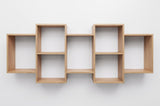 LISBON DISPLAY SHELF - NATURAL OAK V164-ECS8S