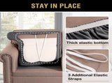 Stretch Velvet 2 Piece T Chion Sofa Slipcovers Individually Fitting Chion Covers for 2 Chion Couch V1258-DP02-F-649