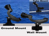 Adjustable Rotatable Plastic Fishing Rod 3 Mount Rack Holder Bracket Boat Canoeing Rowing Mount Kit V1259-DP01-A-2361