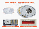 Continuous Bag Band Sealing Machine, 6-12 mm Seal Width, Vertical Band Sealer Machine with Roller V952-LSLXFKJTBPQDL4URB001V3