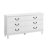 Artiss 6 Chest of Drawers - KUBI White FURNI-P-KUBI-LBOY-WH-AB