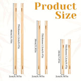 12Pcs Stretcher Bars for Needlework, Wooden Canvas Stretcher Bars Stretchers Bar V1192-AZ-W-18047